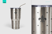 30 oz Stainless Tumbler Mock-up, a Cups & Container Mockup by Mocca Mockups Store (Thumbnail 5 of 7)
