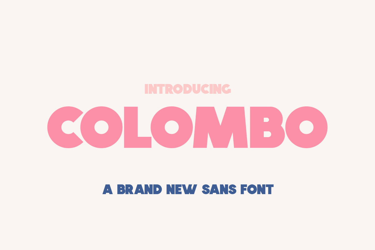 Colombo Sans Font
