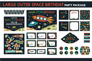 Space Birthday Party Package Set, a Hat Mockup by logika 600 (Thumbnail 1 of 6)