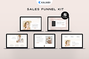 Kajabi Sales Funnel Template Bundle, a Landing Page Template by Pixel & Flow (Thumbnail 1 of 9)