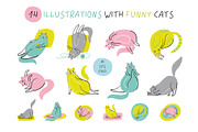 Lazycat Kids font, a Script Font by JuliyArt (Thumbnail 8 of 9)