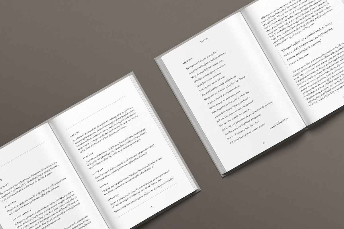 Classic Crimson Book Template, a Magazine Template by Ruben Stom (Photo 4 of 13)