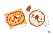 Embroidery tools, a Work Illustration by vik.stock (Thumbnail 4 of 5)
