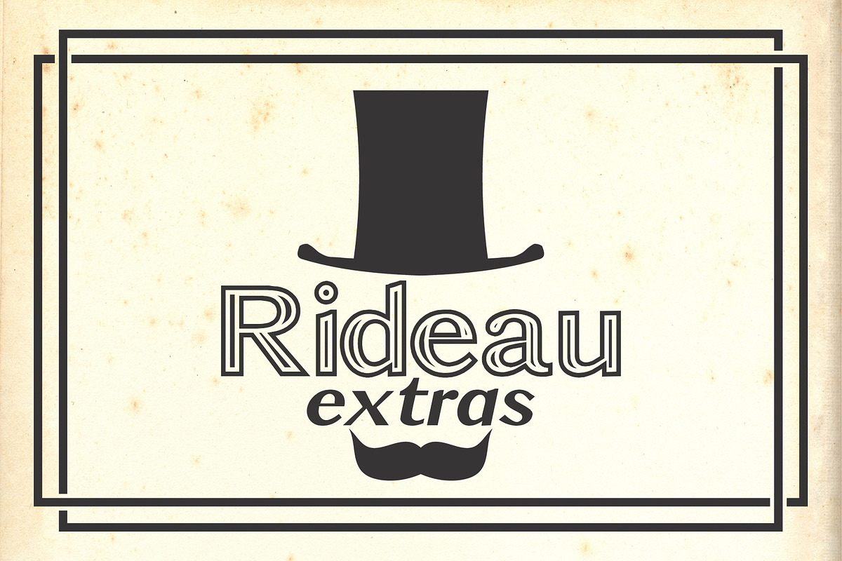 Rideau -  Vintage Font, a Sans Serif Font by Minhocossauro Emporium (Photo 9 of 9)