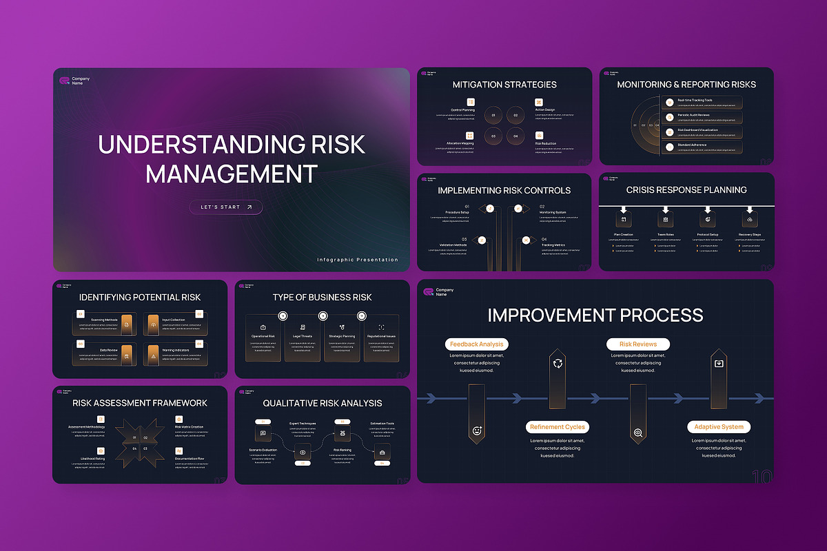 Risk Management Infographic Keynote, a Presentation Template by Antstheme (Photo 4 of 4)