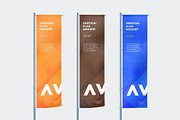 Vertical Flag Mockup, an Advertising Mockup by zpackcreative (Thumbnail 1 of 5)