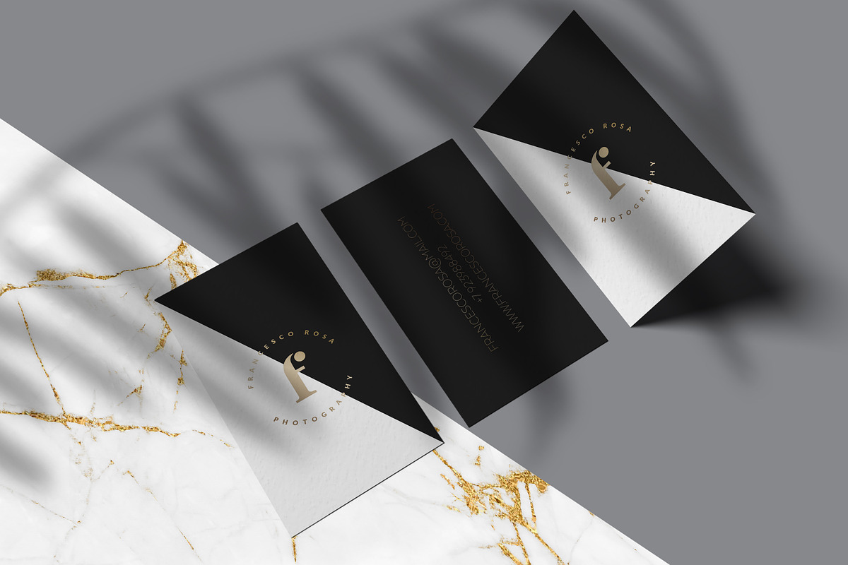 10 Elegant Business Cards Mockup, a Product Mockup by GraphicDash (Photo 3 of 10)