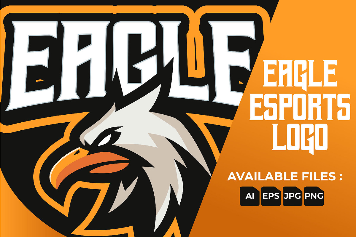 Eagle Esports Logo Templates, a Branding & Logo Template by kidzdsgn (Photo 1 of 4)