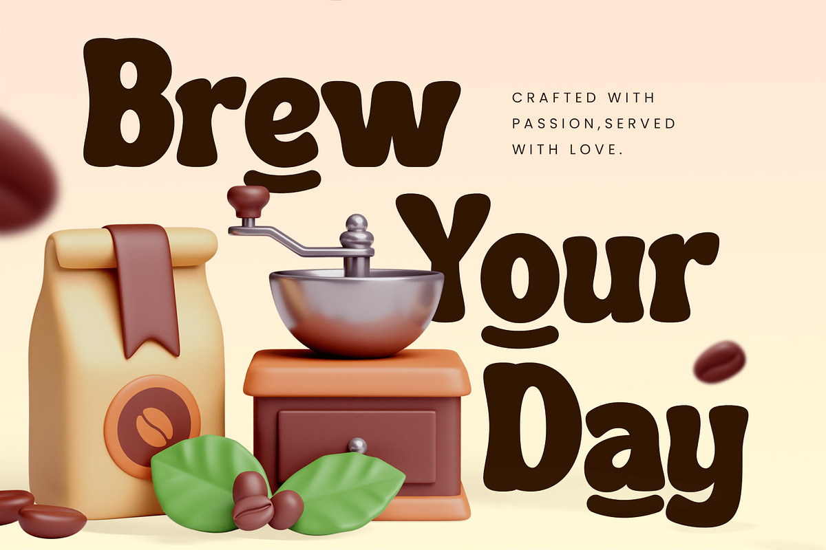 Bicken - Chunky Serif Font, a Serif Font by Salamahtype (Photo 5 of 8)