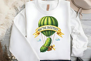 Cute Pickle in Valentines Clipart, an Illustration by DreamCafeArt (Thumbnail 4 of 5)