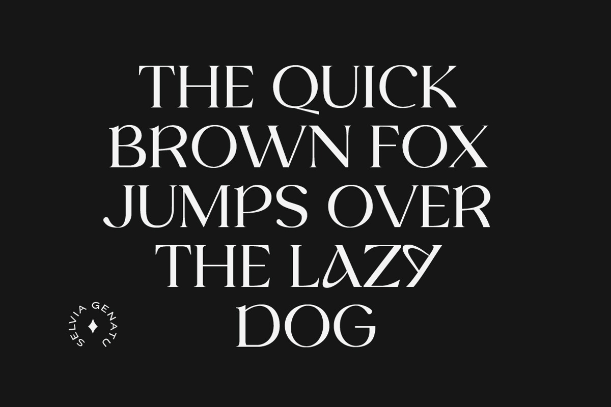 Selvia Genatu Fonts, a Serif Font by Yukita Creative (Photo 2 of 12)