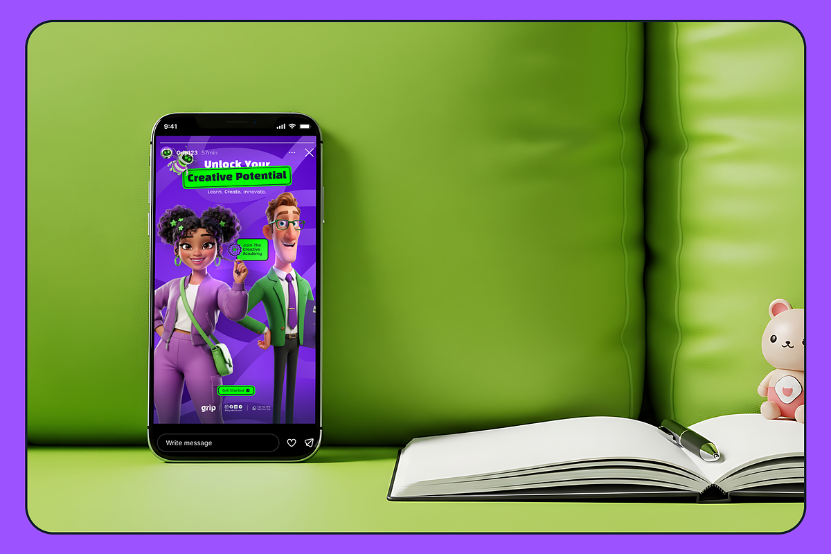 ToonTutor: 3D Educational Social Kit, a Social Media Template by Sooni Gaad (Photo 8 of 10)