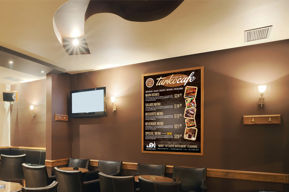 Cafe & Restaurant Flyer, a Flyer Template by fatihakdemir (Photo 4 of 4)