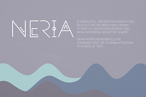 Neria Ornate Display Font