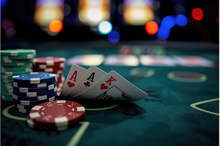 Poker cards and chips on gaming, a Sports & Recreation Photo by Lermont51