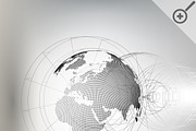 Bundle of 15Abstract 3D world globes, a Technology Illustration by VectorShop (Thumbnail 11 of 15)