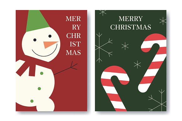 Retro Christmas Cards preview 4