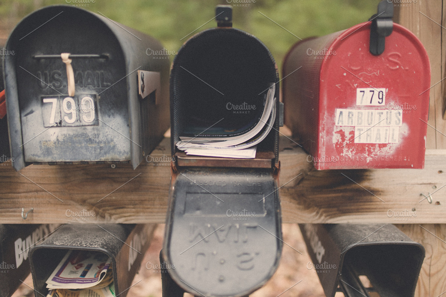 Receiving Mail, a Photo by Anna Beth Smith