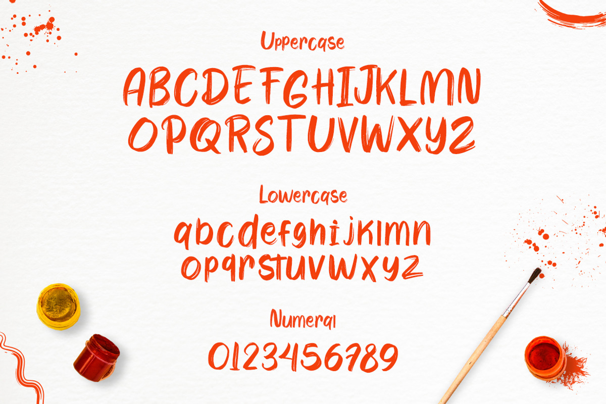 Wayhem - Brush Texture Font, a Font by Typefactoryco (Photo 2 of 9)