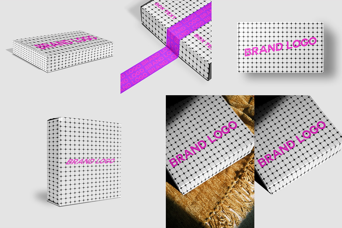 Brand Box Mockups Set, a Packaging Mockup by Infinity Mockups (Photo 2 of 4)