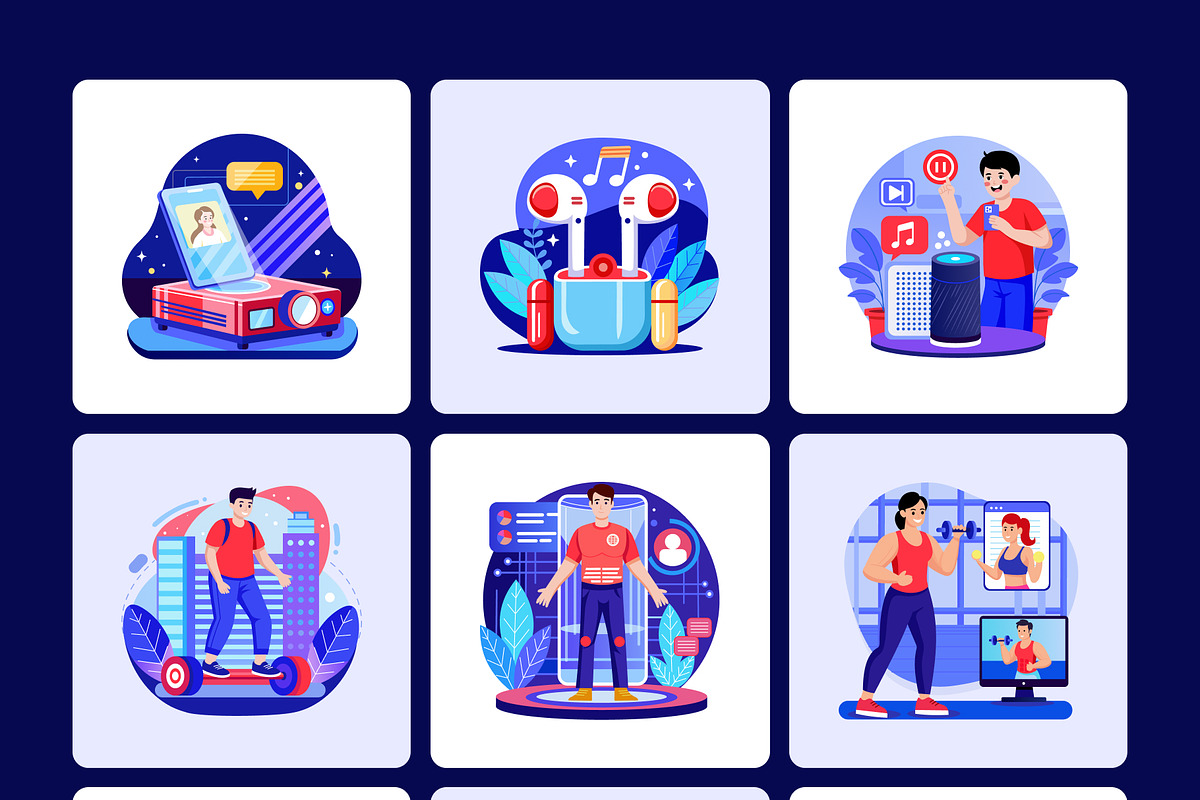 Artificial Intelligence Illustration, a Technology Illustration by Brickclay (Photo 7 of 13)