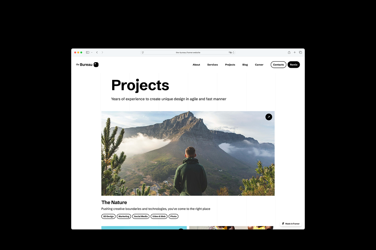 The Bureau — Template For Agencies, a Landing Page Template by Pixsellz (Photo 3 of 5)