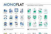 Monoflat Infographics Icons, an Outline Icon by Anatolii Babii (Thumbnail 3 of 8)
