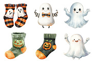 Cute Halloween Clipart, a Seasonal Illustration by CitraGraphics (Thumbnail 2 of 6)