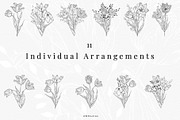 Procreate Flower Stamps Pack, a Brush Add-On by AW Studios (Thumbnail 3 of 7)