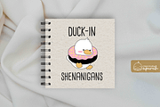 Cute Duck Funny Witty Quotes Meme 1, a Stationery Template by creationsbyapuruh (Thumbnail 3 of 7)