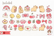 Groovy Valentine Capybara SVG PNG, an Animal Illustration by Chonnieartwork (Thumbnail 3 of 6)
