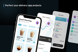 Veroo Delivery App UI Kit