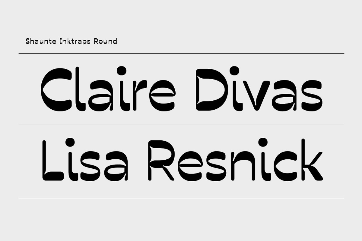 Shaunte Typeface, a Sans Serif Font by Seniors (Photo 6 of 12)