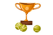 Hand Drawn Tennis Clipart Set, an Object Graphic by the_myro (Thumbnail 6 of 13)