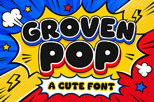 Grooven Pop – Cute Comic Font