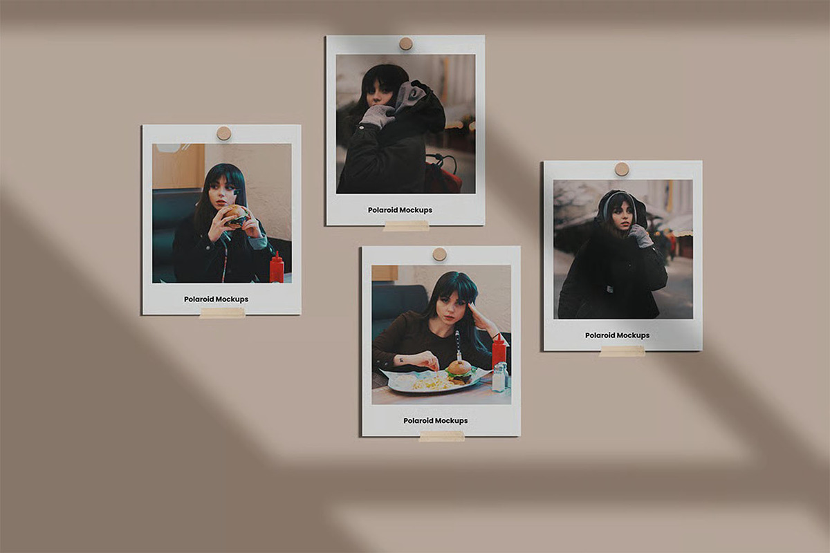 Polaroid Mockup, an Advertising Mockup by zpackcreative (Photo 5 of 5)