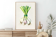 Watercolor Farmer's Market Clipart, an Illustration by Craft Nest (Thumbnail 7 of 9)