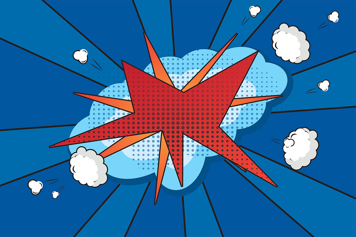 48 Vector Comic Background Bundle, a Background Graphic by MRI STUDIO (Photo 2 of 18)