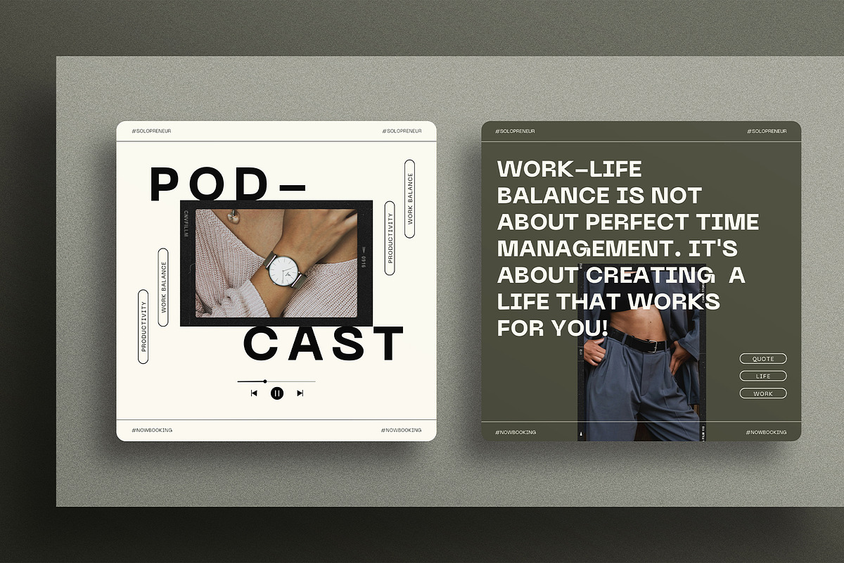Grace - Aesthetic Social Media Pack, a Social Media Template by SilverStag Type Foundry (Photo 36 of 38)