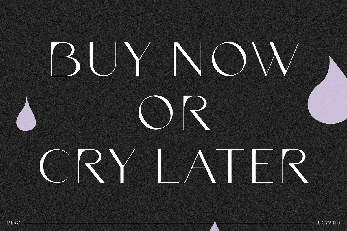 BERO Modern Unique Typeface, a Sans Serif Font by lucywho.studio (Photo 11 of 15)