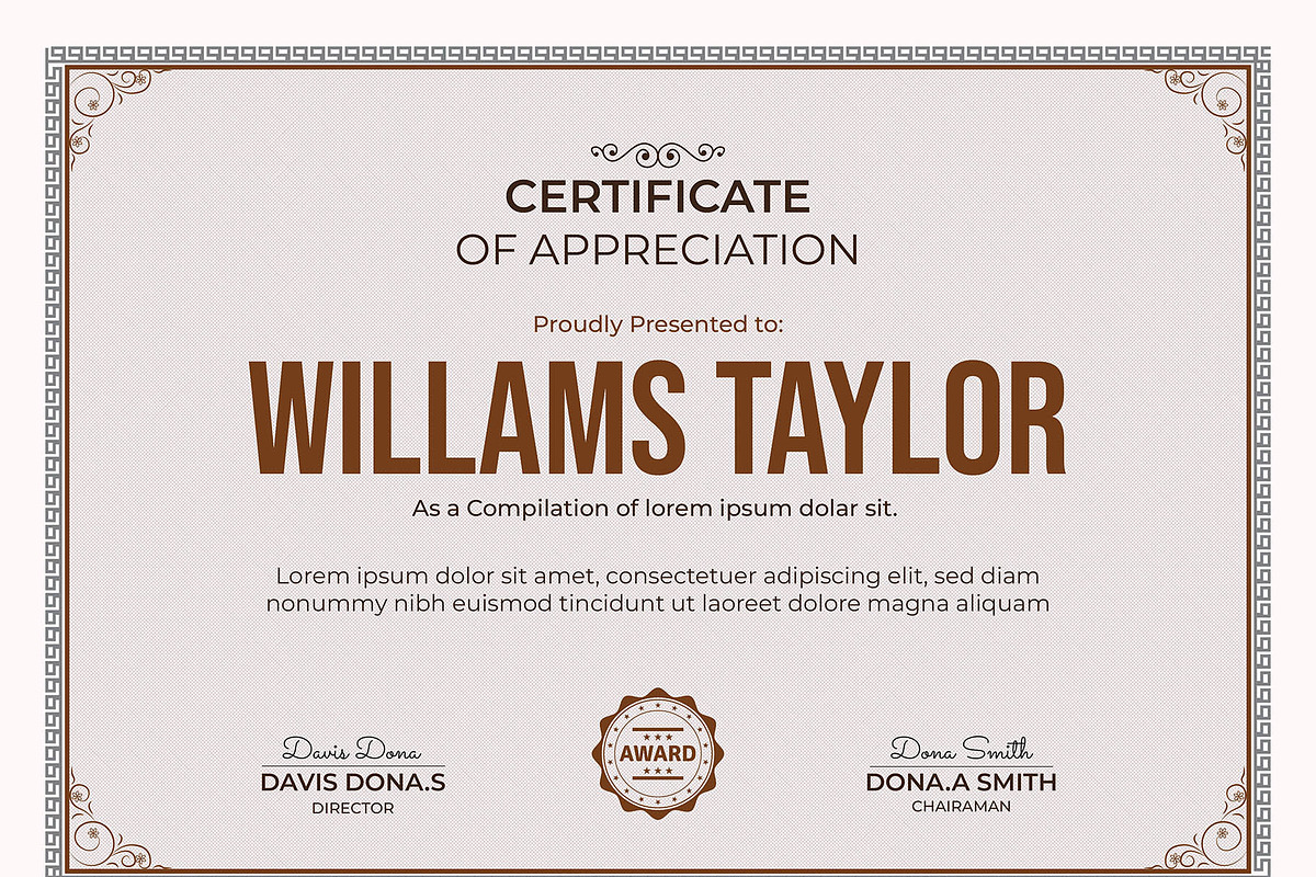 Professional Certificate Designs, a Stationery Template by MRI STUDIO (Photo 3 of 11)