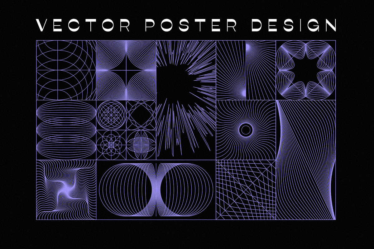 Geometric - vector design elements, a Graphic by venimo