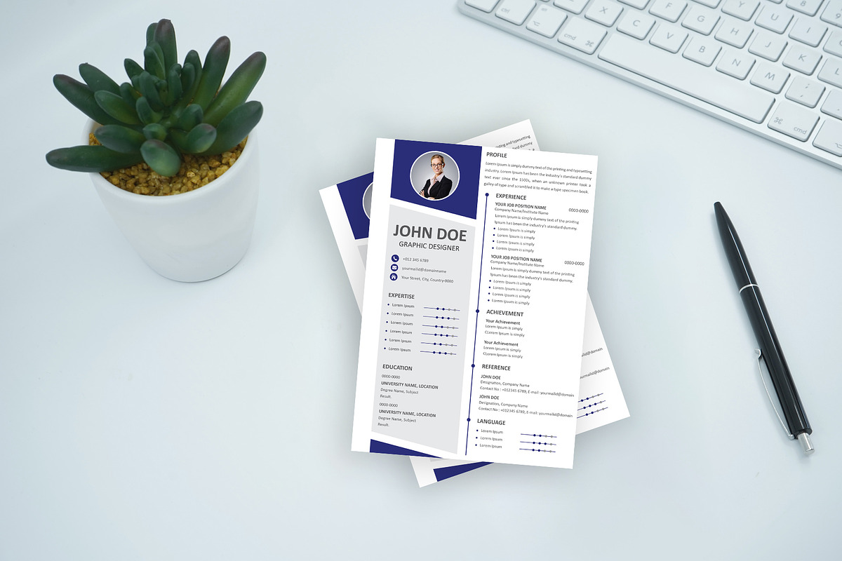 Professional Resume Template, a Resume Template by Annudesign (Photo 9 of 9)
