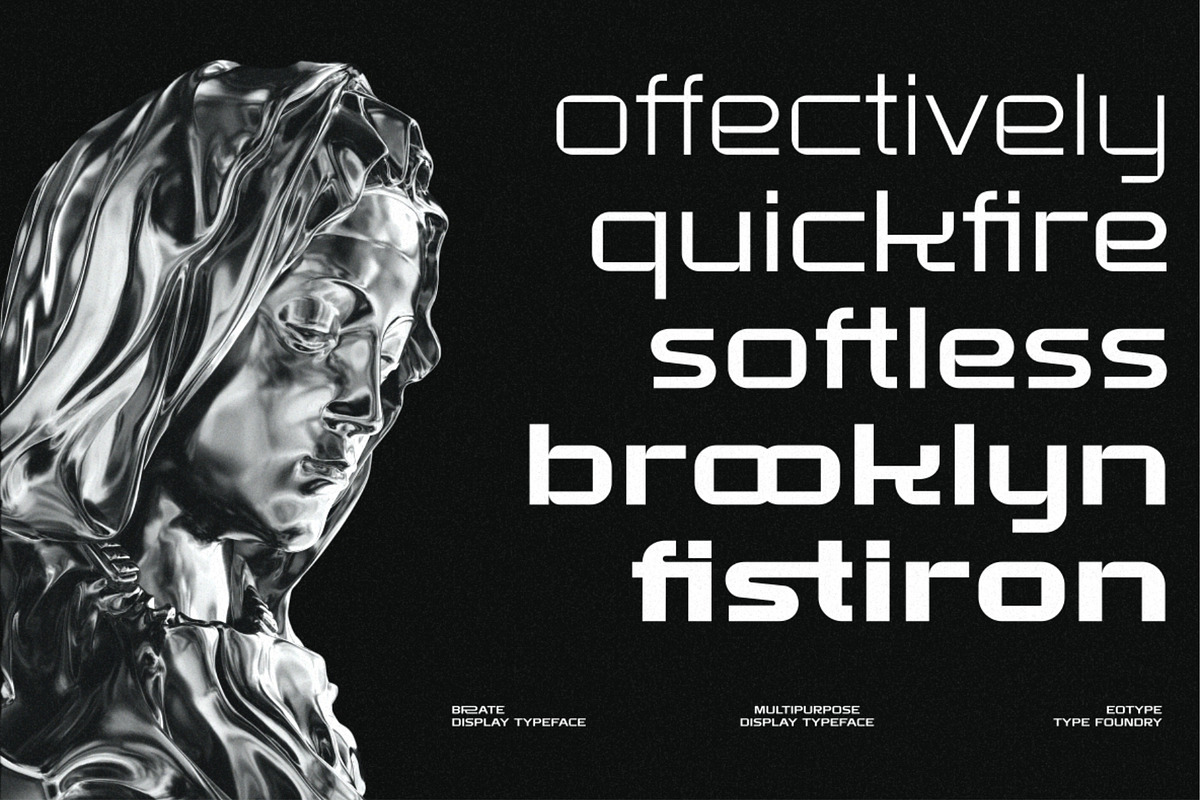 Brate, a Sans Serif Font by Eotype Studio (Photo 12 of 12)