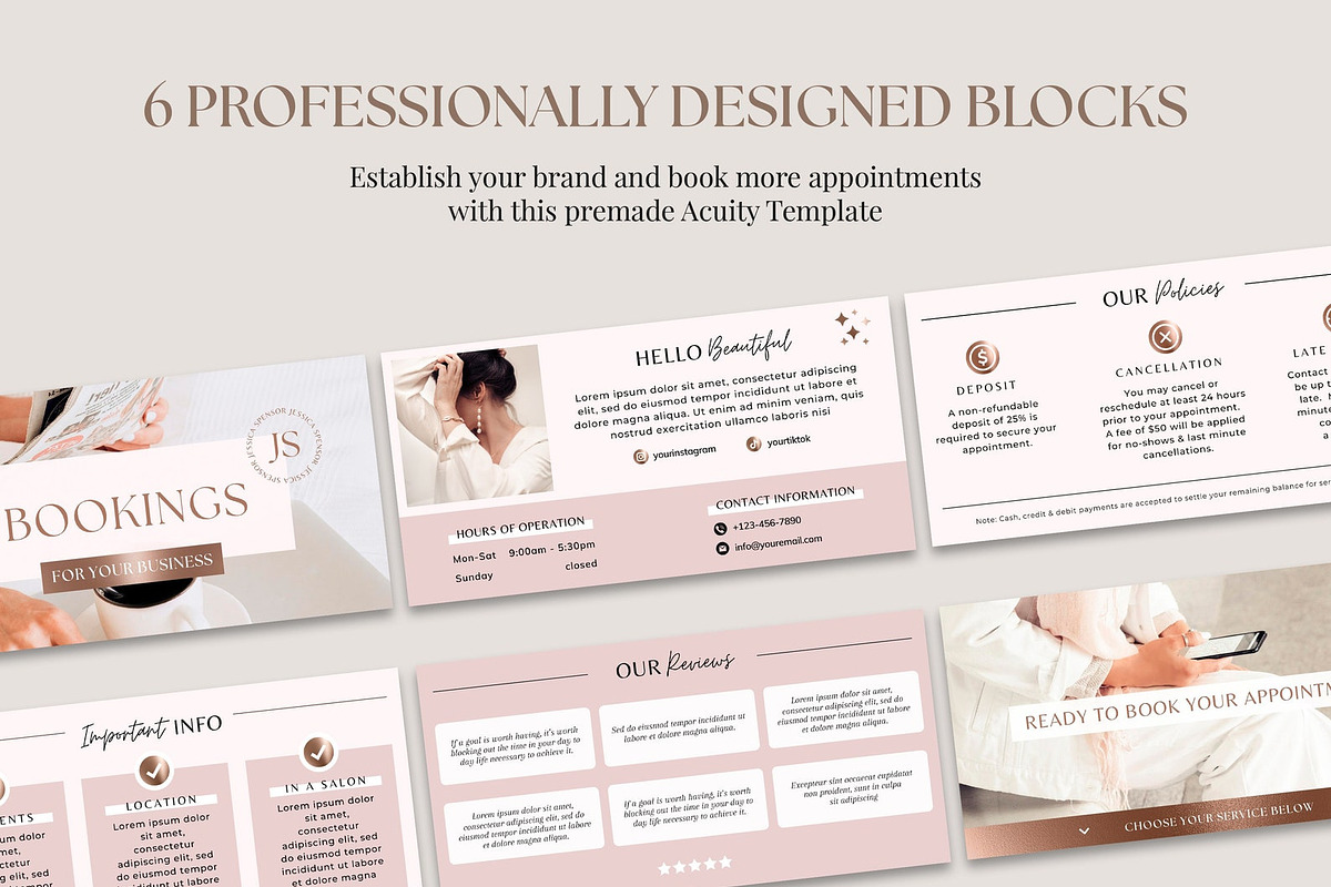 Pink acuity template, a Websites & App Template by SwitzerShop (Photo 4 of 8)