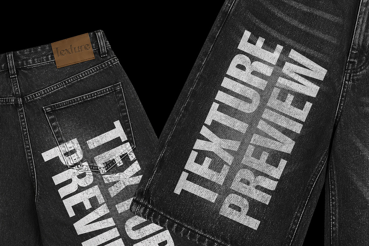 jorts pants denim mockup, a Bottom Mockup by yalanois (Photo 4 of 6)