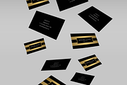 Golden metal finish business card, a Business Card Template by Creative Designs (Thumbnail 2 of 2)