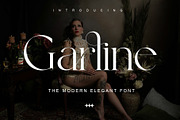 Garline Elegant Ligature Serif, a Serif Font by Alfinart (Thumbnail 1 of 9)