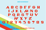 BRECKINRIDGE by Old Colorado Type Co, a Font by Old Colorado Type Co. (Thumbnail 2 of 3)