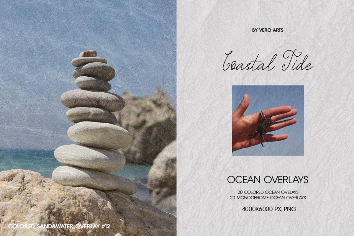 Ocean Coastal Texture Overlays, a Texture Graphic by Vero Arts (Photo 7 of 10)